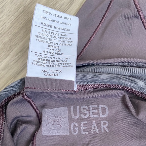 Arc'teryx Purple Oriel Leggings - Picture 3 of 6